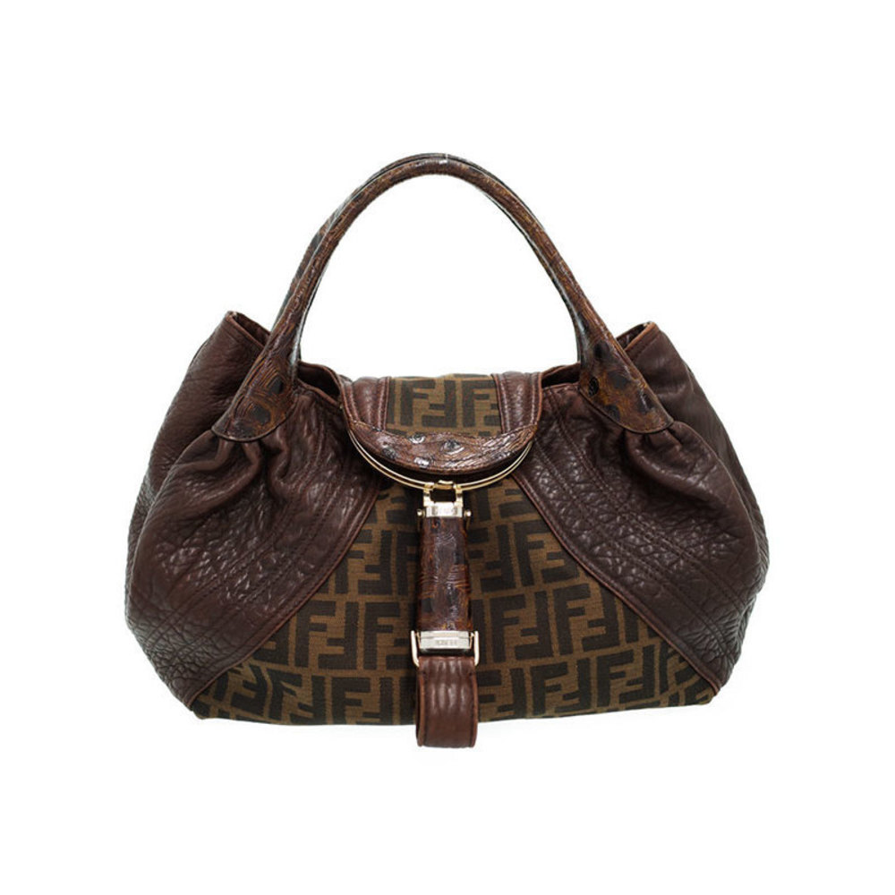 Fendi Zucca Pattern Spy Handbag
